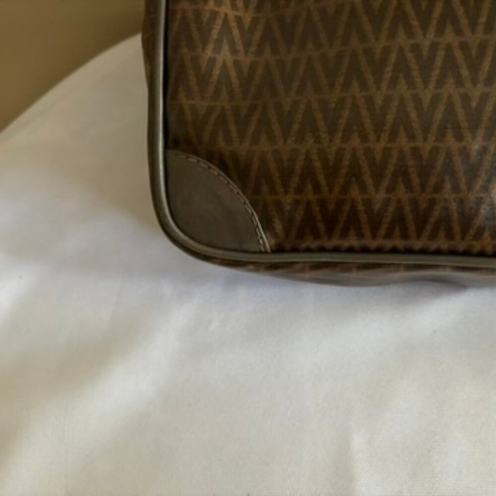 Mario Valentino‎ Clutch Bag Brown PVC - Picture 14 of 16